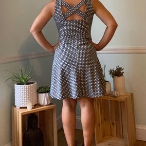 Dress, size medium, black/white print